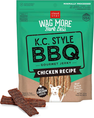 Cloud Star Wag More Bark Less Jerky Grain Free Dog Treats, Kansas City BBQ Chicken