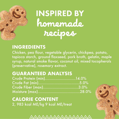 Buddy Biscuit Softies Pouch, Soft & Chewy, Natural Roasted Chicken Flavor Dog Treats, Oven Baked in the USA