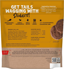Cloud Star Wag More Bark Less Sliders Dog Treats, BBQ Chicken
