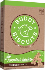 Buddy Biscuits Oven Baked Teeny Treats, Whole Grain Treats for Small or Toy Breed Dogs, Roasted Chicken