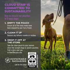 Cloud Star Tricky Trainers Soft & Chewy Dog Training Treats, Liver Flavor, Grain-Free Low Calorie Behavior Aid with 310 treats