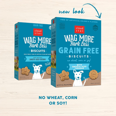 Cloud Star Wag More Bark Less Crunchy Grain Free Dog Treats, Cheddar Cheese
