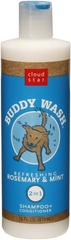 Buddy Wash 2-in-1 Dog Shampoo and Conditioner for Dog Grooming, Rosemary & Mint