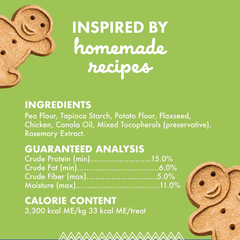 Buddy Biscuits Grain-Free Crunchy Dog Treats Made with Natural Roasted Chicken