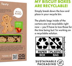 Buddy Biscuits Grain-Free Crunchy Dog Treats Made with Natural Roasted Chicken