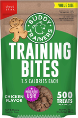 Buddy Biscuits Trainers Pouch of Training Bites Soft & Chewy Dog Treats Made with Chicken Flavor