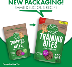 Buddy Biscuits Trainers Pouch of Training Bites Soft & Chewy Dog Treats Made with Chicken Flavor