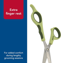 Coastal Pet Safari Dog Safety Scissors for Trimming Hair Around Eyes, Ears & Paws of All Dog Breeds