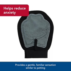 Coastal Pet Safari Grooming Mitt, Black & Gray