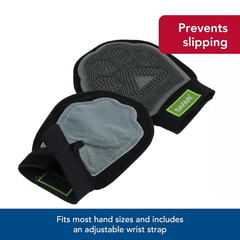 Coastal Pet Safari Grooming Mitt, Black & Gray