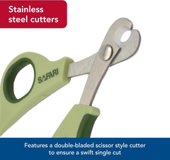 Coastal Pet Safari Dog Deluxe Nail Trimmer - Large Finger Hole and Easy Grip - Stainless Steel Pet Nail Clippers