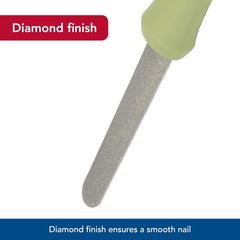 Coastal Pet Safari Dog Diamond Nail File - Diamond Finish for Smooth Nails - Removes Burs from Outdoor & Indoor Dogs