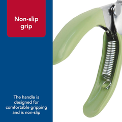 Coastal Pet - Safari Guillotine Dog Nail Trimmer - Double-Bladed Guillotine Style Dog Nail Trimmers - Owner-Friendly Vinyl Grip - for Small to Medium Dogs