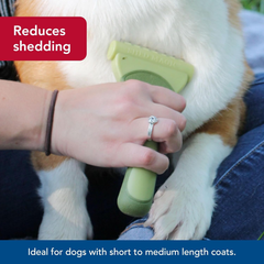 Coastal Pet - Safari - Shed Magic De-Shedding Tool for Dogs with Short to Medium Hair, No Color