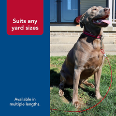 Coastal Pet Titan Heavy Cable Dog Tie Out - Heavy-Duty Dog Tie Out Cable - Cable Tie Out for Dogs up to 80 lbs - Rust-Resistant Pet Tie Out Cable - Quality Dog Supplies