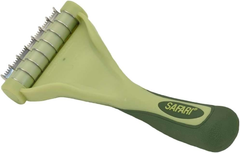 Safari Grooming Shed Magic Deshedder for Cats, Pet Supplies for Cats, Cat Grooming, Cat Accessories, Cat Supplies, Cat Brushes for Shedding