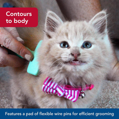 Coastal Pet Li'l Pals - Kitten Slicker Brush with Coated Tips