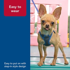 Coastal Pet Comfort Soft Sport Wrap Adjustable Dog Harness - Large & Small Dog Harness - Durable Harness for Dogs with Mesh Chest Pad - Grey with Red