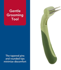 Coastal Pet Safari Dog Undercoat Rake - Top-Grade Double Row Rotating Pins Dematting Rake for Effective Deshedding and Pet Grooming