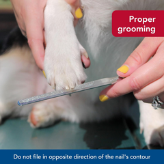 Coastal Pet Safari Dog Nail File - Ensure a Smooth Finish After Cutting - Remove Burs from Outdoor & Indoor Dogs