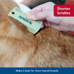 Coastal Pet Safari Double-Sided Grooming Comb - One Size Short Hair Dog Grooming Kit for Flea Prevention and Detection