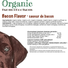 Darford Organic Premium Dog Treat - Bacon Flavor