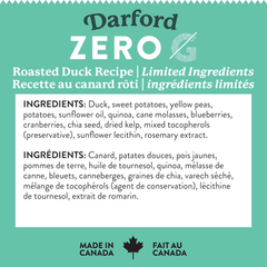 Darford - Zero/G Roasted Duck Recipe Minis Dog Treats