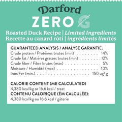 Darford - Zero/G Roasted Duck Recipe Minis Dog Treats