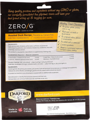 Darford Zero/G Oven Baked All Natural Dog Treats Roasted Duck Recipe, 1ea/12 oz