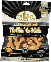 Fieldcrest Farms Nothin' to Hide Ultra Wishbones, Beef Flavor