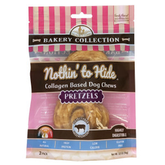 Nothin' to Hide Collagen-Based Dog Chews Large Braided Stix, Beef Flavor, Easily Digestible, Supports Skin, Coat, Joints & Muscles, for Moderate Chewers Under 50lbs