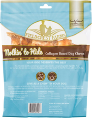 Fieldcrest Farms Nothin to Hide Flip Chips Chews for Dogs - All Natural Rawhide Alternative Treats for Dogs, Chicken, Beef or Peanut Butter Flavor Snack for All Breed Dogs