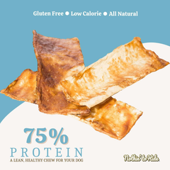 Fieldcrest Farms Nothin to Hide Flip Chips Chews for Dogs - All Natural Rawhide Alternative Treats for Dogs, Chicken, Beef or Peanut Butter Flavor Snack for All Breed Dogs