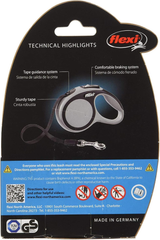 FLEXI New Comfort Retractable Dog Leash (Tape), 10 ft, Green