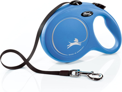 Flexi CL30T8.250.BL New Classic Tape Retractable Leash, Blue