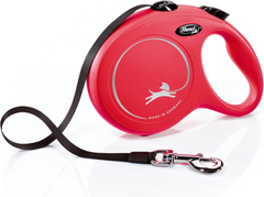 Flexi New Classic Tape Retractable Leash, Red