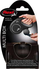 FLEXI Multi Box – Add on Retractable Leashes, Poop Bag Dispenser, Dog Treat Holder for Training, Multipurpose Box, Black