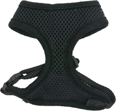 Four Paws Walk-About Comfort Control No-Pull Harness for Dogs, Adjustable Soft Padded Breathable Air Mesh Dog Vest for Walking, Black