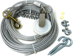 Four Paws Heavy Weight Tie Out Cable Silver