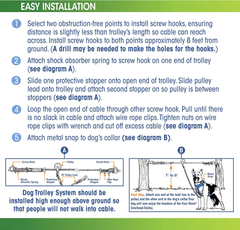 Four Paws Heavy Weight Tie Out Cable Silver