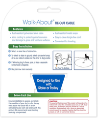 Four Paws Medium Weight Dog Tie Out Cable
