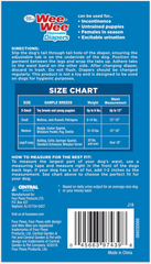 Four Paws Wee-Wee Super Absorbent Disposable Adjustable Dog Potty Training Diapers, Leak-Proof Protection for Puppies and Small Dogs