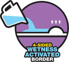 Four Paws Wee-Wee Super Absorbent Unscented Pee Pads for Dogs & Puppies with Insta-Rise Border, Leak-Proof Dog Housebreaking Potty Training Floor Protection