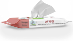 Four Paws Healthy Promise Grooming Soothing Pet Ear Cleaning Wipes, Odor Reducing & Itch Relief