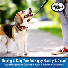 Four Paws Walk-About Comfort Control No-Pull Harness for Dogs, Adjustable Soft Padded Breathable Air Mesh Dog Vest for Walking, Red