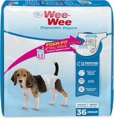 Four Paws Wee-Wee Products Disposable Dog Diapers