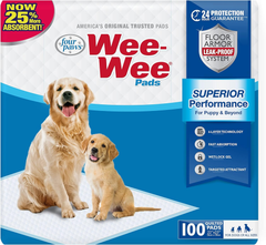 Four Paws Wee-Wee Superior Performance Dog Pee Pads 1ea/22" X 23"