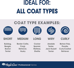 Four Paws Magic Coat Professional Series Grooming Brushes for Dogs & Cats l Trimmers, Nail Clippers, & Brushes Dog & Cat