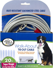 Four Paws Dog Super Tie Out Cable