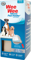 Four Paws Wee-Wee Silicone Pee Pad Holder for Dogs & Puppies, Washable Dog Housebreaking Potty Training Floor Protection